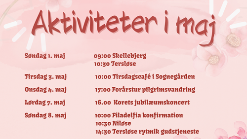 Maj måneds aktivitets side