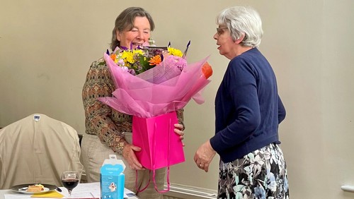 Church members say a big 'thank you' to Margaret Brown