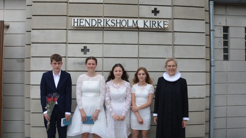 Tillykke til Laura, Maja, Oskar og Victoria