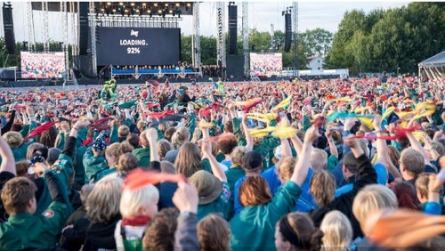 Invitation til Spejdernes Husumvold Gruppes fernisering på Spejdernes Lejr 2022