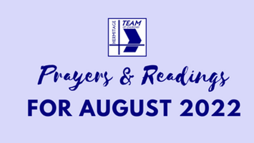 Prayers & Readings for August 2022