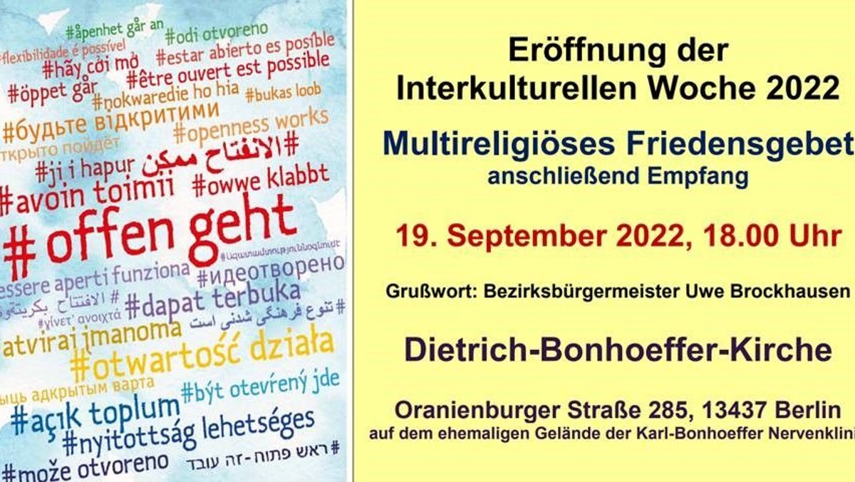 Eröffnung der Interkulturellen Woche - 19.09.2022