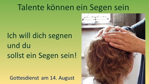 Segen und Talente