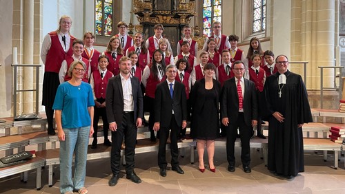 Jugendchor im Gottesdienst
