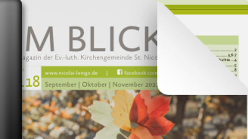 Herbst-Gemeindebrief