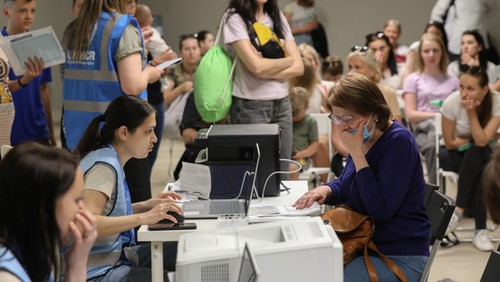 Für Ukraine-Flüchtlinge spenden