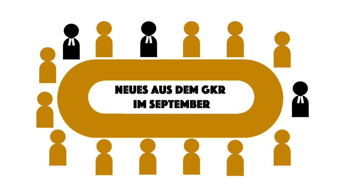 Neues aus dem GKR im September