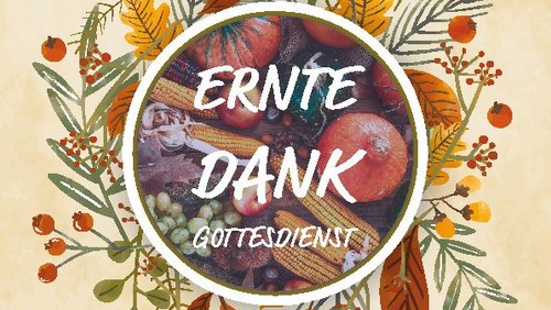 Am Sonntag: Erntedank mit unseren KiTas