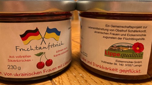 Marmeladenverkauf für Flüchtlingshilfe