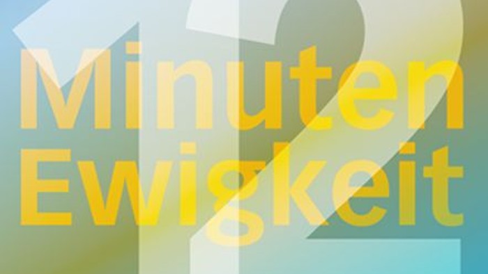 Das Bild zeigt den Text "12 Minuten Ewigkeit" und "Gottesdienst für Arbeitgeber".
