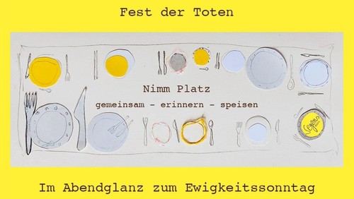 Gemeinsam essen, gemeinsam erinnern: Fest der Toten in der Friedensgemeinde am 19. November