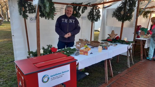 Das GZD war auf dem Weihnachtsmarkt im Evangelischen Johannesstift