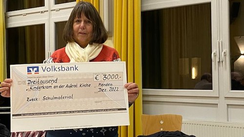 Große Freude über große Spende