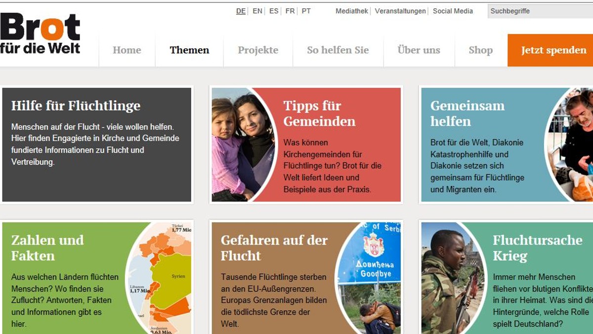 Fluchtursachen und Hilfsmöglichkeiten:"Brot für die Welt" informiert