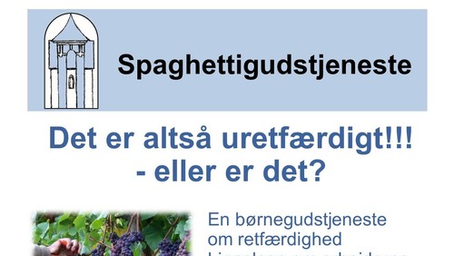 Spaghettigudstjeneste - om retfærdighed
