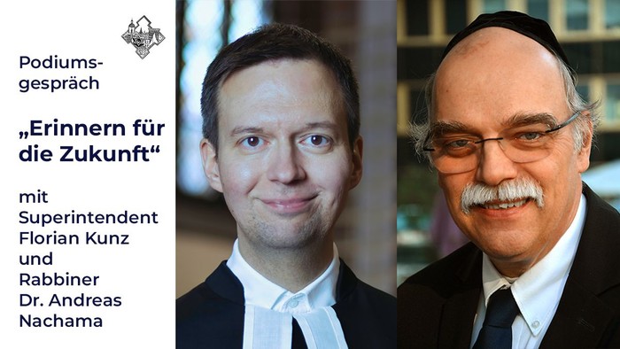 Podiumsgespräch „Erinnern für die Zukunft“ mit Florian Kunz und Andreas Nachama