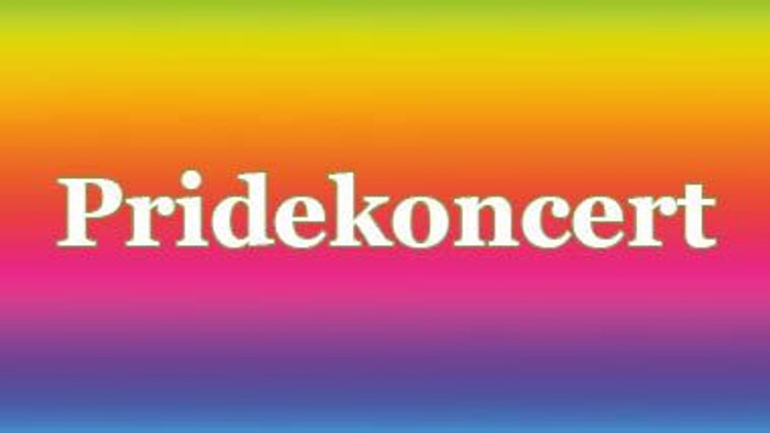 Billedet viser logoen til Pridekoncert.