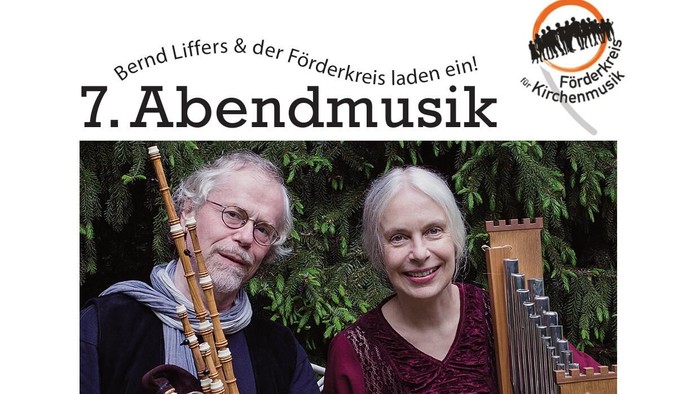Abendmusik mit Ulrike und Claus von Weiβ, Pipes & Reeds, am 9. November 2023 in Michaelskirche Uerdingen