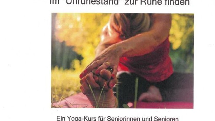 Ein Yoga-Kurs für Seniorinnen und Senioren, Termine und Anmeldung