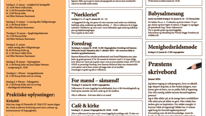 Aftenshow i Borup Kirke med Norre Dalby Pastorats kor.