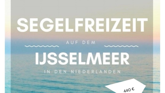 Ferienhaus-Anzeige für das IJsselmeer in den Niederlanden,
**440 € für 14 Nächte vom 14. bis 21. Juli 2024**
*(Hinweis: Der Zeitraum umfasst 7 Nächte – ggf. Korrektur auf "7 Nächte" oder Anpassung der Daten prüfen.)*