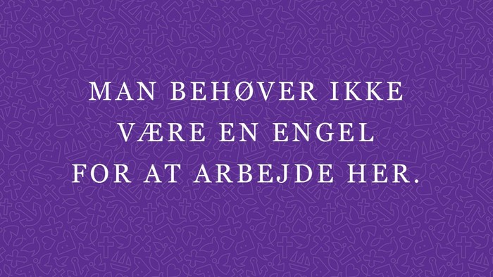 Billede med citat fra Folkekirken: