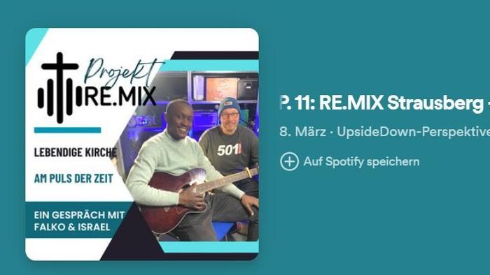 Podcast-Episode mit RE.MIX Straussberg und Gespräch über Zehn Gebote