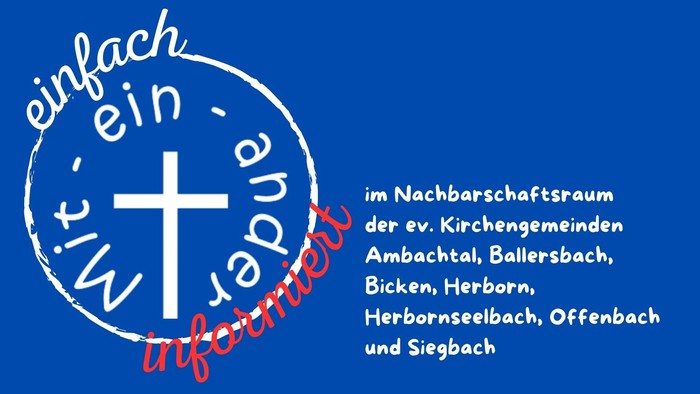 Ein Logo mit einem Kreuz und dem Text 