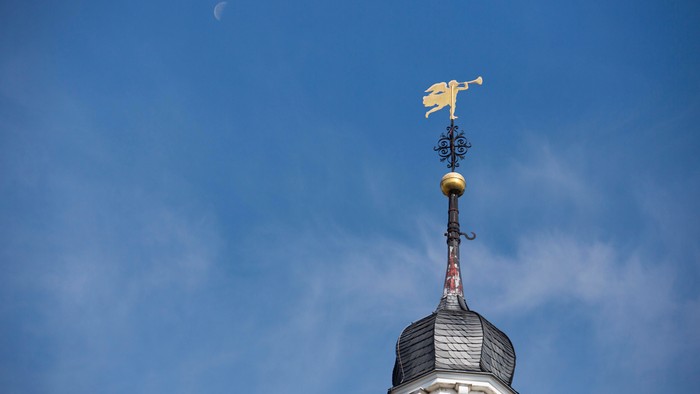 Spitze der Neanderkirche