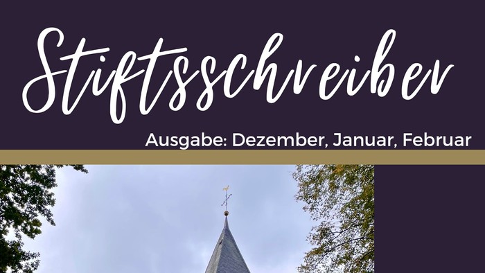 Deckblatt Stiftsschreiber 4-2025 mit Kirchenansicht