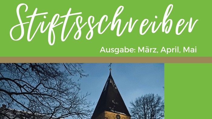 Titelseite Gemeindebrief Ausgabe 1 2026 mit Motiv Kirche im Schnee