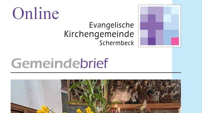 Deckblatt vom Gemeindebrief