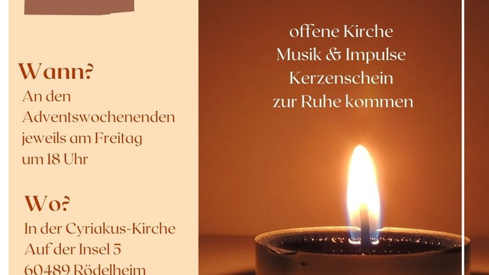 Adventsveranstaltungen, Weihnachtsmusik, Kerzenschwingen, Termine