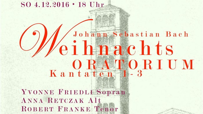 Weihnachtsoratorium von Johann Sebastian Bach am 12.12.2016 in der St. Jacobi-Luisenstadt, Berlin