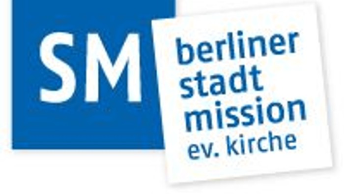 Das Logo der Berliner Stadtmission mit dem Schriftzug