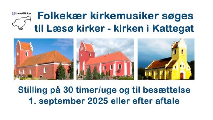 Folkekirker i Danmark åbner døre til besøg og musik 1. september 2025