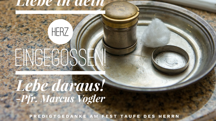 Ein Zitat von Marcus Vogler auf einem Tablett mit einer Kerze und einer kleinen Schale.