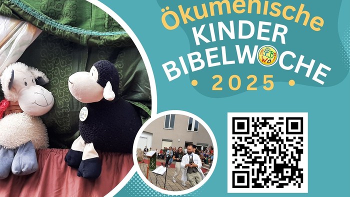 Ökumenische Kinderbibelnacht 2025 mit Kuscheltieren und QR-Code