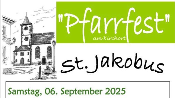 Pfarrfest in St. Jakobus mit musikalischer Weinprobe, Hl. Messe, Kaffee und Kinderauftritt