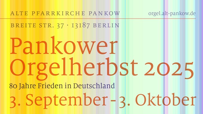 Titelseite des Programmflyers zum Orgelherbst