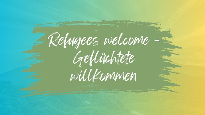 Schild mit der Aufschrift