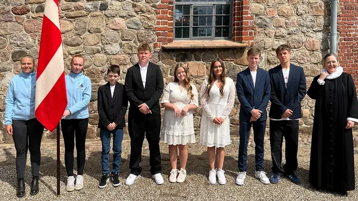 Konfirmander Blistrup Kirke maj 2025