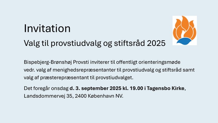 Invitation til orienteringsmøde om provstiudvalg og stiftsråd 2025
