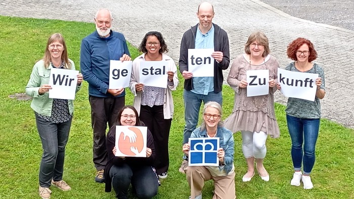 „Wir gestalten Zukunft“, sagt das Team um Beratungsstellenleiter Ralf Meyer (2. von links) selbstbewusst.