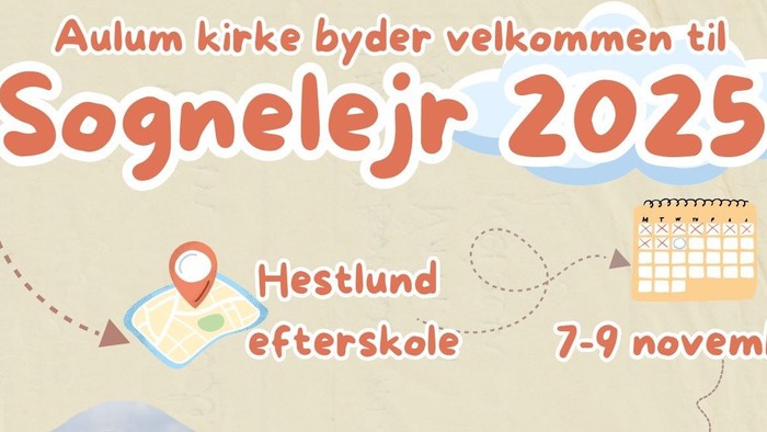 Aflast kirke inviterer til Sognelejr 2025 med Johnny Tidemand og aktiviteter for hele familien.