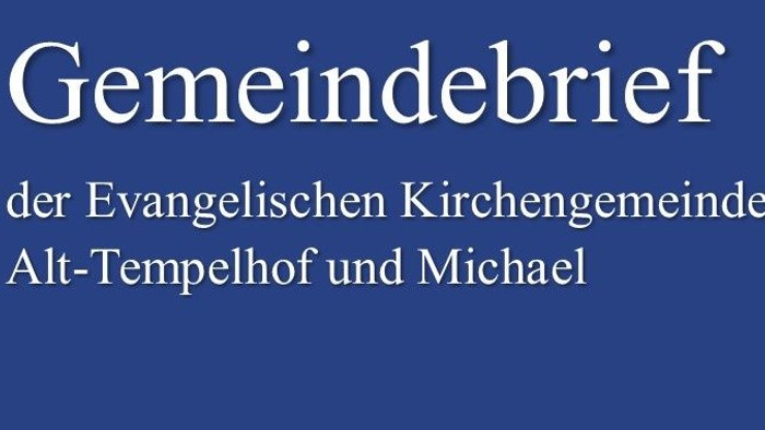 Gemeindefrieden der Evangelischen Kirchengemeinde Alt-Tempelhof und Michael
