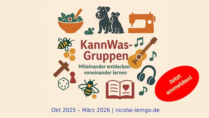 Bunter Flyer für die