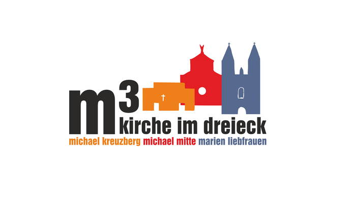 Das Logo zeigt drei Gebäude mit dem Text 