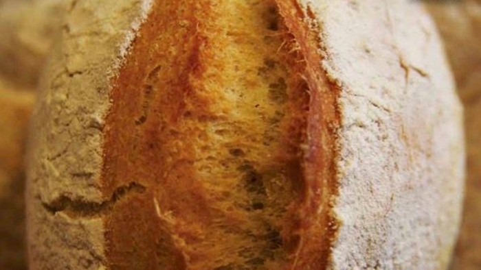 Das Cover zeigt ein frisch gebackenes Brot auf einer Holzoberfläche