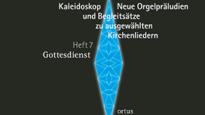 Das Bild zeigt ein blaues, diamantförmiges Objekt mit Text in Deutsch.